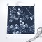 Botanical Toile Traditional Classic Large Scale Dark Blue Garden Floral Custom Printed Fabric by Spoonflower Various Fabrics by the Yard or Fat Quarter